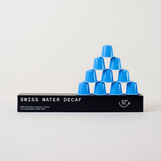 Swiss Water Decaf Compostable Pods